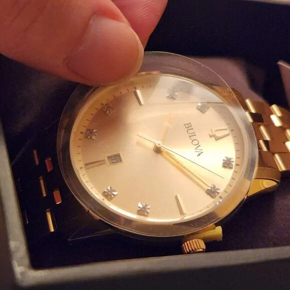 BRAND NEW Men's Bulova Classic Sutton Watch w/Diamond accents!! - Picture 4 of 12